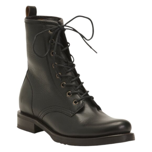 Frye Shoes - FRYE Leather Veronica Combat Boots